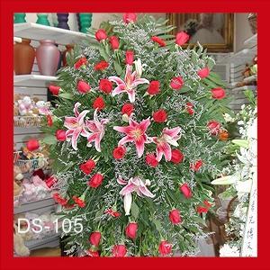 Roses & Lilies Spray – Cypress Gardens Flower Shop, Miami FL
