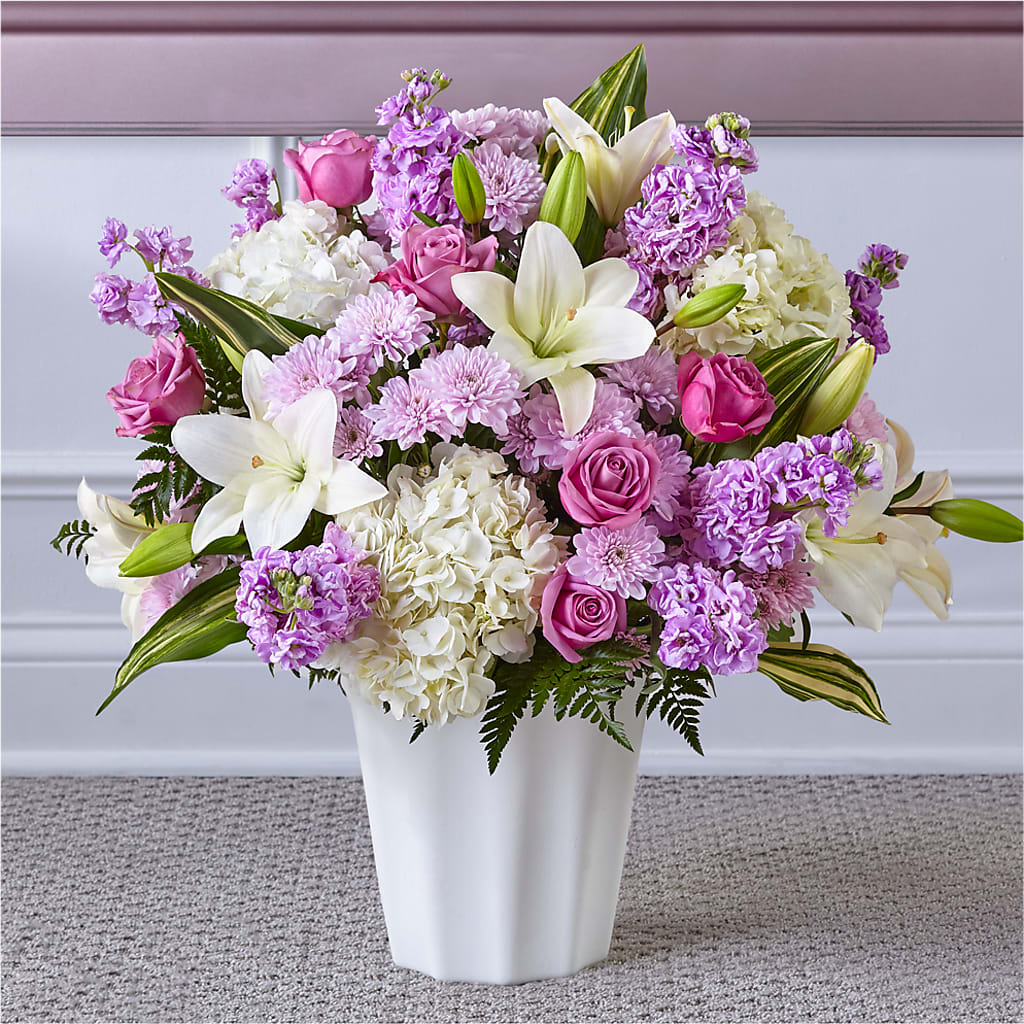 Heaven Sent Floor Basket – Cypress Gardens Flower Shop, Miami FL