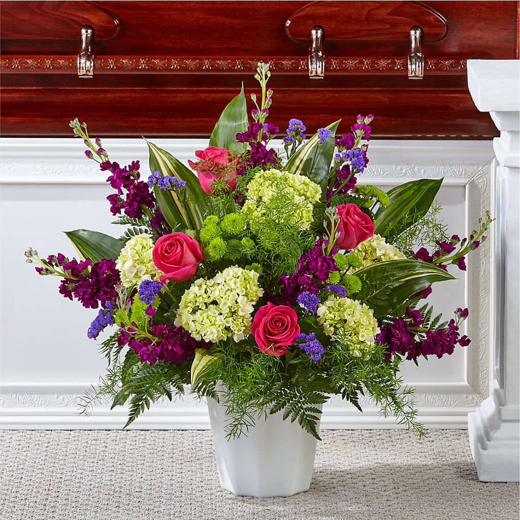 Beautiful Horizons Floor Basket – Cypress Gardens Flower Shop, Miami FL