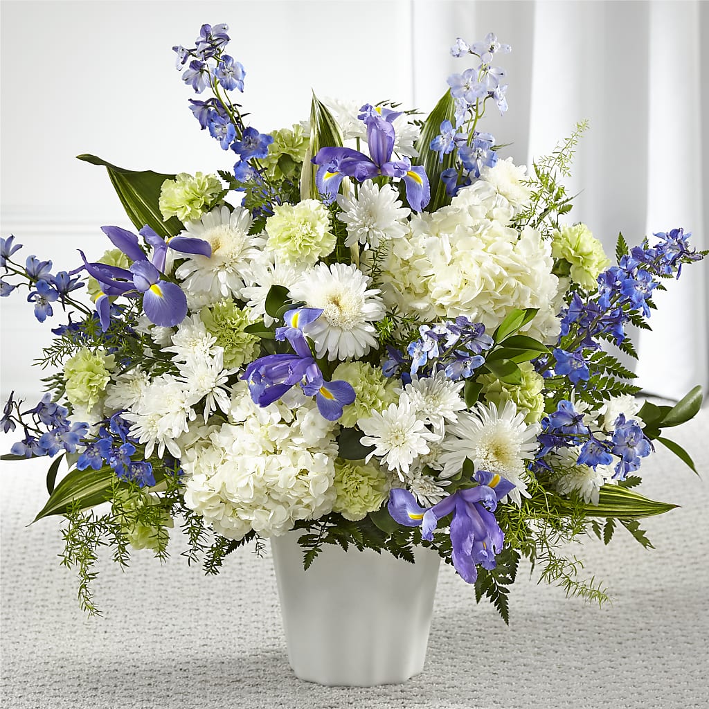 Soft Serenity Floor Basket – Cypress Gardens Flower Shop, Miami FL