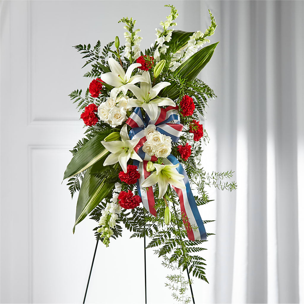 Stars of Life Standing Spray – Cypress Gardens Flower Shop, Miami FL