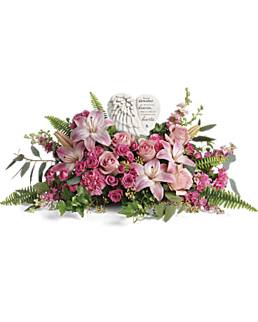 Heartfelt Angel wing Bouquet – Cypress Gardens Flower Shop, Miami FL