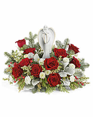 Blessed Serenity Angel Bouquet – Cypress Gardens Flower Shop, Miami FL