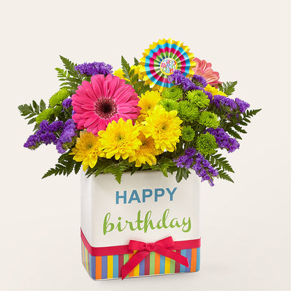 Birthday Brights Bouquet –  Cypress Gardens Flower Shop, Miami FL