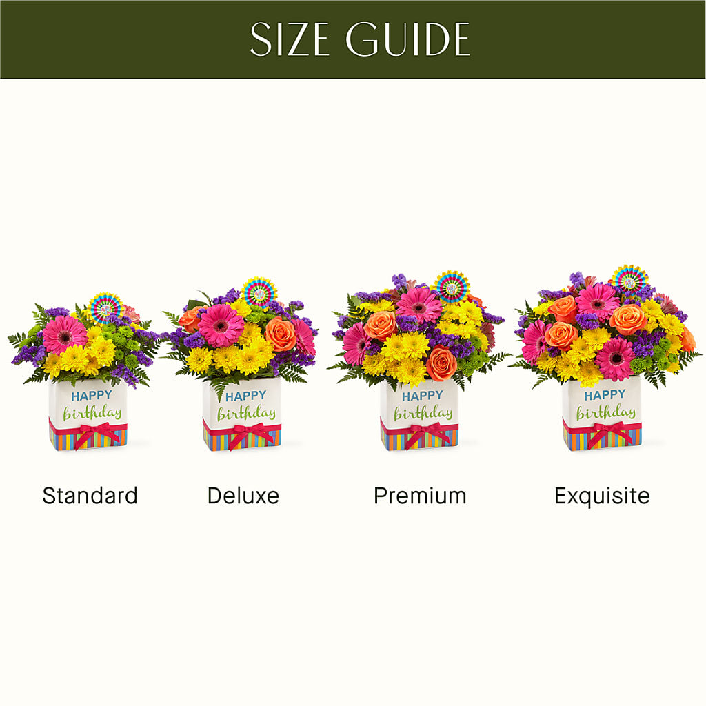Birthday Brights Bouquet –  Cypress Gardens Flower Shop, Miami FL