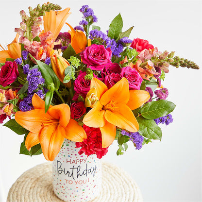 Birthday Palooza Bouquet –  Cypress Gardens Flower Shop, Miami FL