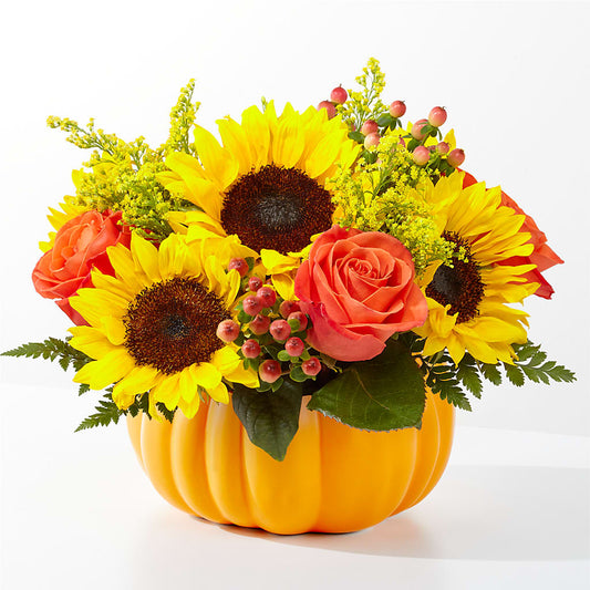 Pick of the Patch Pumpkin Bouquet –  Cypress Gardens Flower Shop, Miami FL