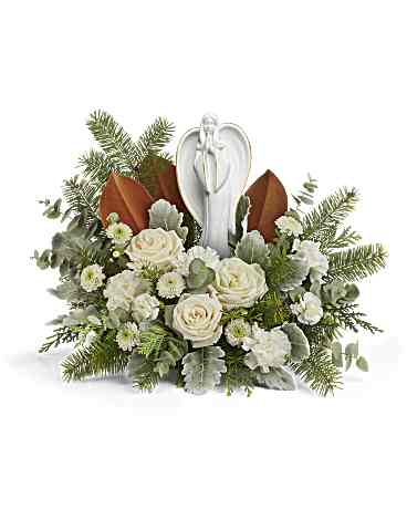 Snowy Grace Angel Bouquet